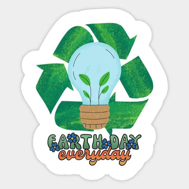 Earth Day Everyday Sticker by Seasonal Besties